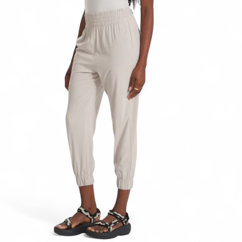 Vuori Beige Villa Jogger Pants
